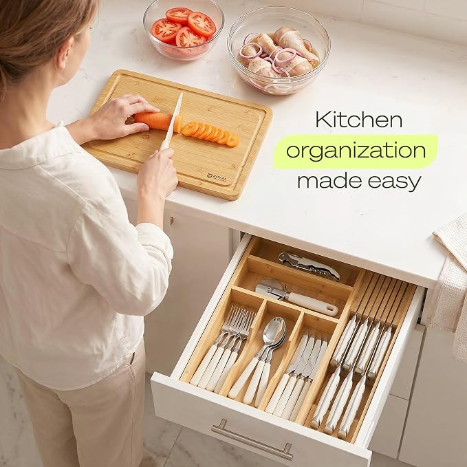 Drawer Organizer with Knife Block - Image 9