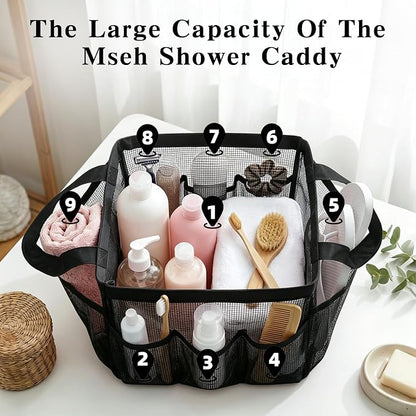 Mesh Shower Caddy Portable Shower Caddy Bag - Image 3