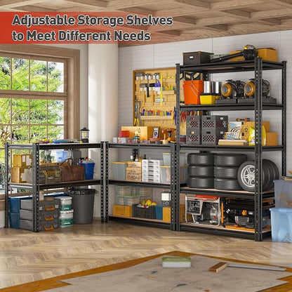 Garage Storage Shelves, 5 Tier Shelving Unit, 40 inch Wide, 18” Deep, 78” Tall - Image 5