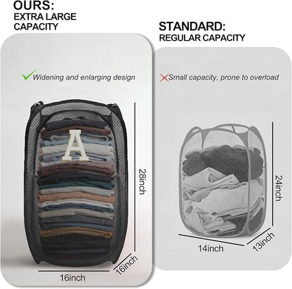 Collapsible Pop Up Laundry Hamper, Extra Large - Image 6