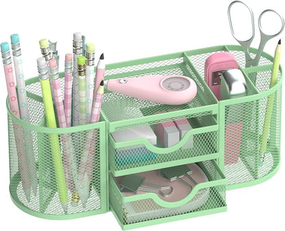 SUPEASY Mesh Desk Organizer, Desk Organizers and Accessories, Pen Holder by SUPEASY