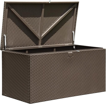 Arrow 4' x 2' x 2' Spacemaker Espresso 134 Gallon Hot-Dipped Galvanized Steel by Arrowsheds