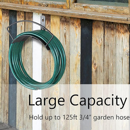 Eastrans Wall Mount Garden Hose Holder, Heavy Duty Water Hose Holder Easily - Image 5