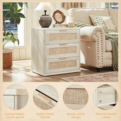 LEYAOYAO Rattan Night Stand - Image 6