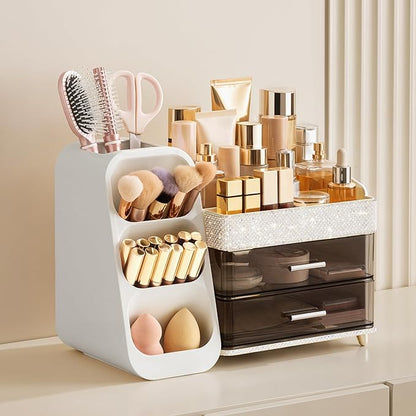 HBlife Makeup Organizer with Brush Holder - Image 2