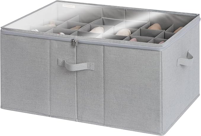 StorageWorks Shoe Organizer for Closet, Fits up to 24 Pairs, Shoe Cubby Storage by StorageWorks