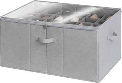 StorageWorks Shoe Organizer for Closet, Fits up to 24 Pairs, Shoe Cubby Storage by StorageWorks
