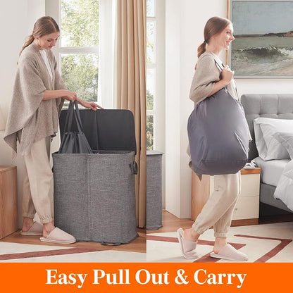 Lifewit Double Laundry Hamper - Image 4