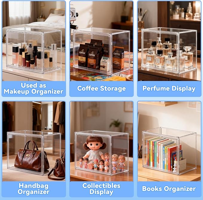 Baby Bottle Storage Organizer for Countertop, Small Clear Bottle Organizer - Image 6