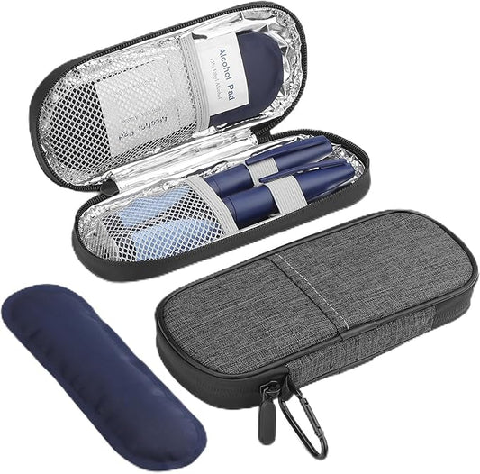 Insulin Pen Cooler Travel Case Diabetic Medication Insulated Cool Organizer by Gelozid