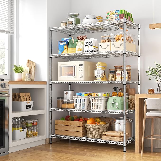 REIBII 73''H Storage Shelves 1660LBS Wire Shelving Unit - Image 5