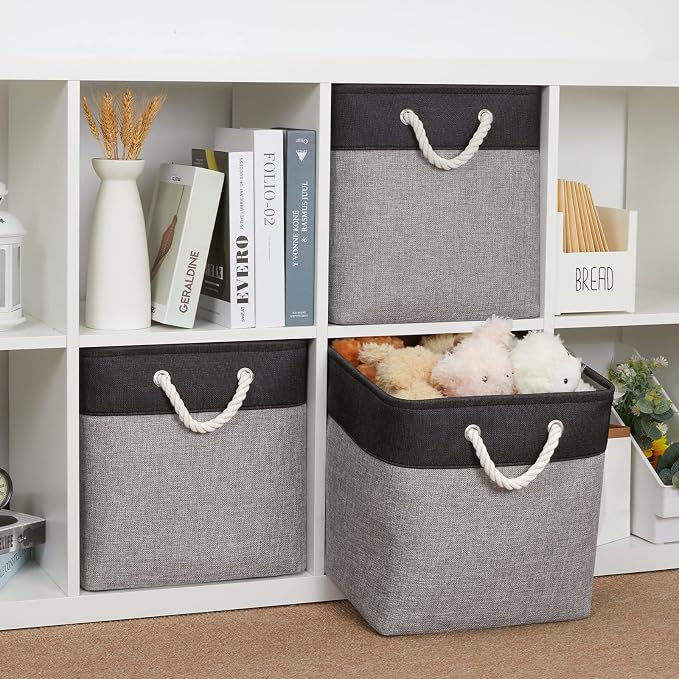 Bidtakay Fabric Cube Storage Bins - Image 4