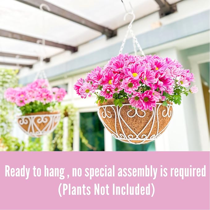 LaLaGreen Hanging Baskets for Plants Hanging Flower Pots - Image 6