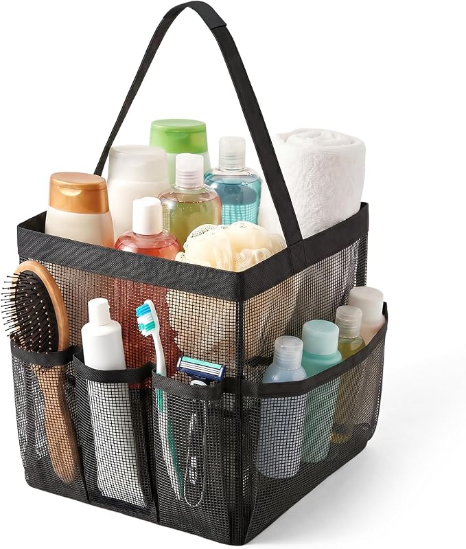 Mesh Shower Caddy, Portable Shower Caddy Bag by iRFKCIOW