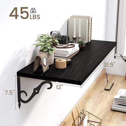 Deep Floating Shelves for Wall, 12 Inch Deep Floating Shelf - Image 3