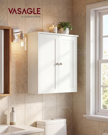 VASAGLE SIREN Collection Bathroom Wall Cabinet, Hanging Storage | Bathroom - Image 3