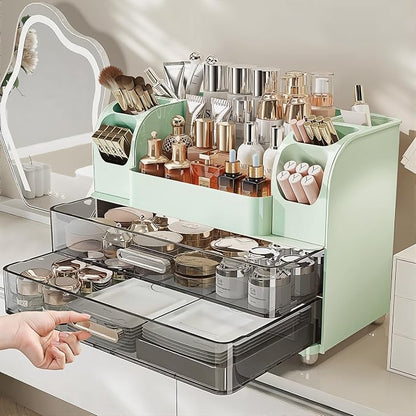 Makeup Organizer with Drawers for Vanity, Bathroom Countertop Organizer with - Image 4