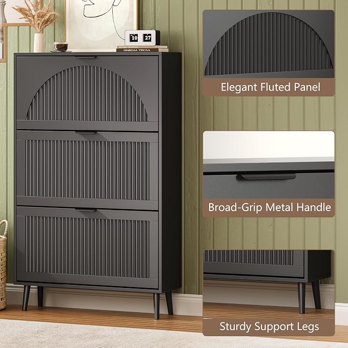 BORNOON Shoe Cabinet for Entryway - Image 5
