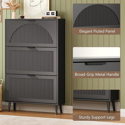 BORNOON Shoe Cabinet for Entryway - Image 5