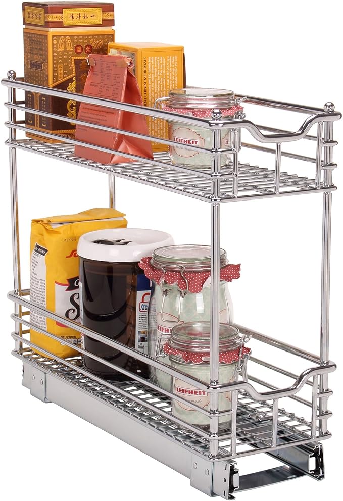 Household Essentials Glidez 2‑Tier Multipurpose Chrome‑Plated Steel - Image 6