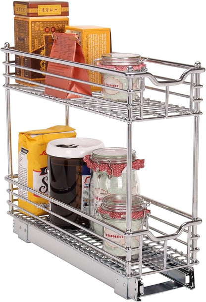 Household Essentials Glidez 2‑Tier Multipurpose Chrome‑Plated Steel - Image 6