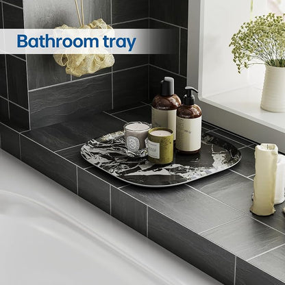 Vanity Decorative Tray, Bathroom Tray Countertop Organizer - Image 5
