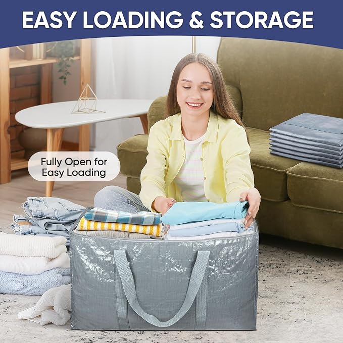 TICONN 4 Pack Extra Large Moving Bags Heavy Duty - Image 7