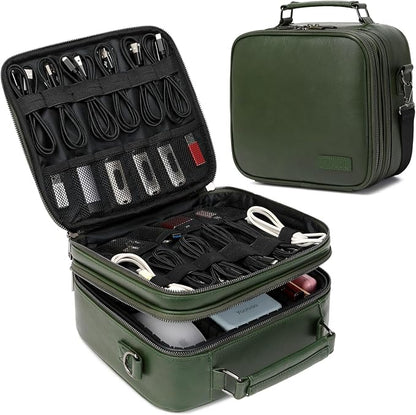 KYALOU Electronics Travel Organizer, Large Electronic Accessories Cable Case by Kyalou