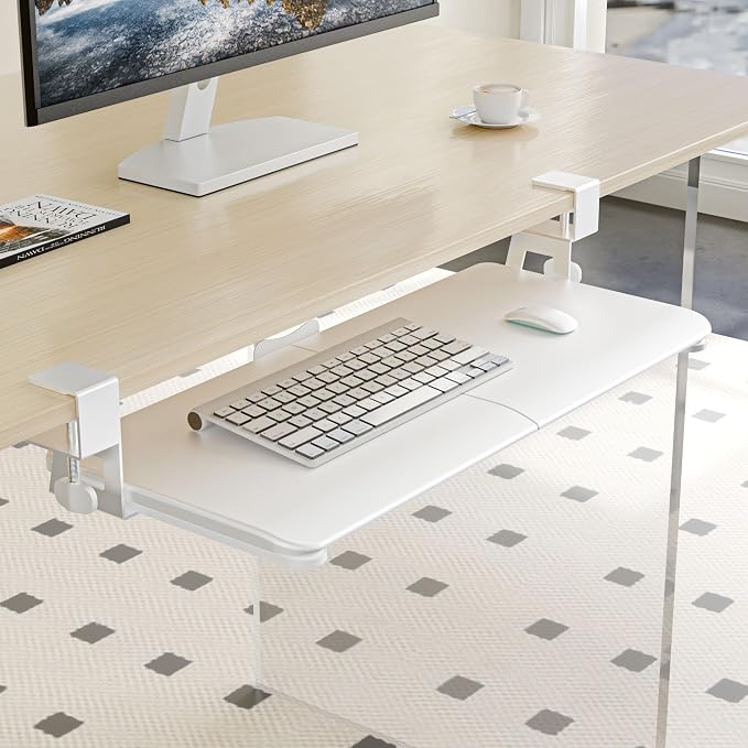 Keyboard Tray Under Desk, Pull Out Keyboard Tray - Image 5