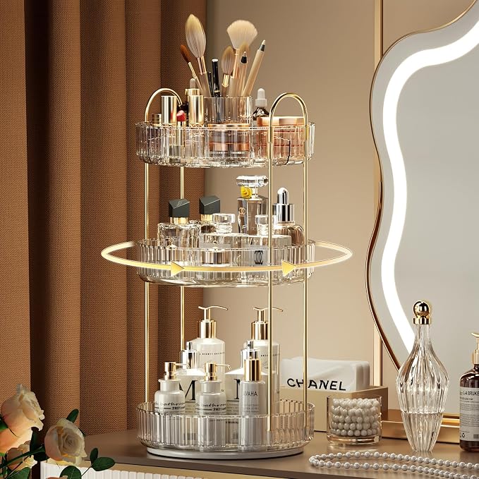 YCIA&DONE Rotating Makeup Organizer by YCIADONE