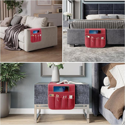 Armrest Organizer Non Slip Remote Control Holder Arm Chair Couch Caddy - Image 5