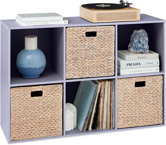 Best Choice Products Kids Bookcase 6-Cube Storage Organizer, 13.5in Shelf by Unknown
