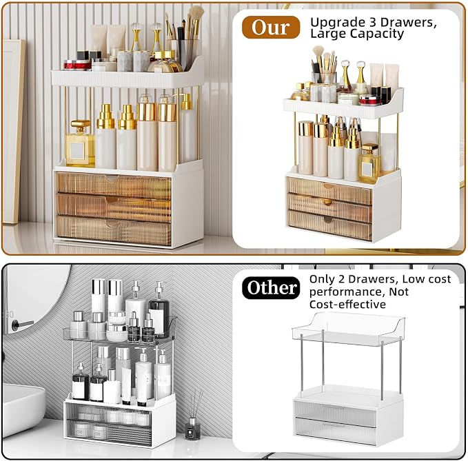 3 Drawers Makeup Organizer - Image 7