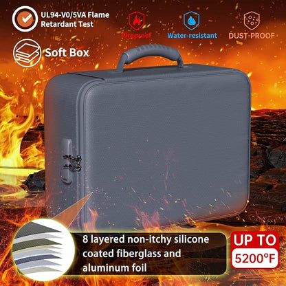 DocSafe 5200°F Fireproof Document Organizer Box - Image 2