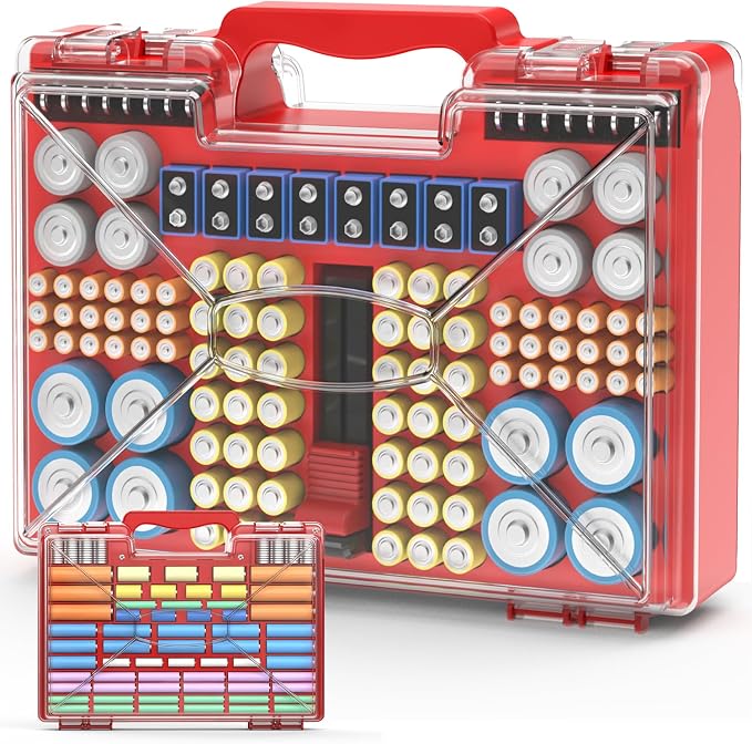 Battery Organizer Storage Holder Box Case by Unknown