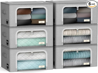 Sorbus Storage Bins with Metal Frame by Sorbus