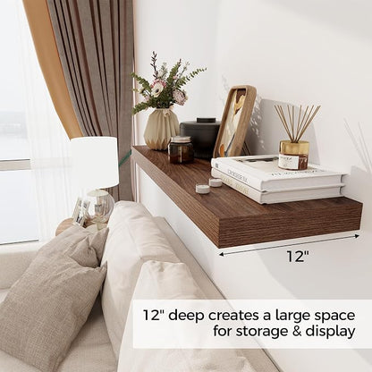 Floating Shelves 36 Inch Long, 12 Inch Deep Floating Shelves - Image 4