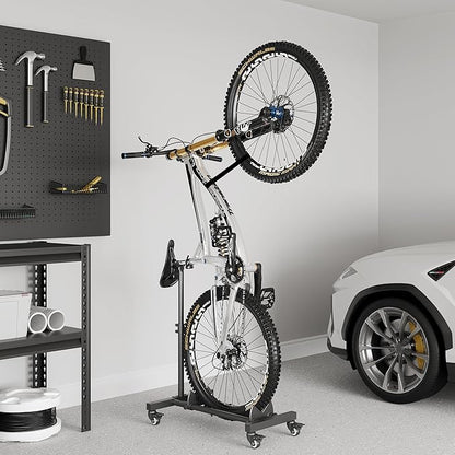 Sttoraboks Vertical Bike Stand, Freestanding Bike Rack Garage Storage Upright - Image 2