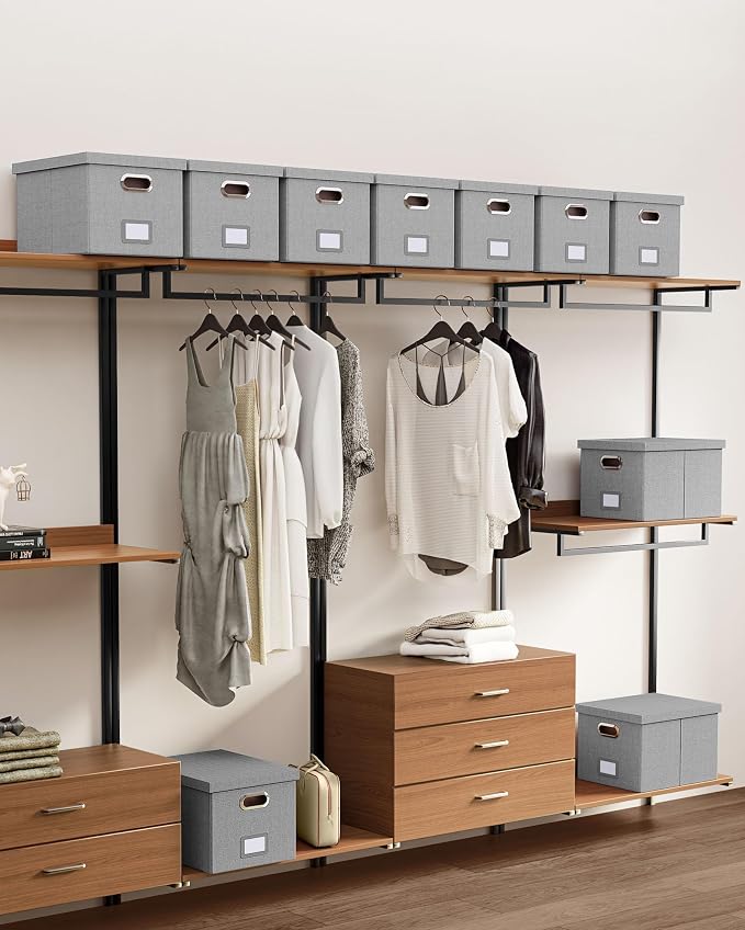 2 Pack File Storage Organizer, Filing Box, Portable File Box - Image 7