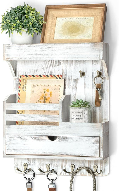Rebee Vision Farmhouse Key Holder Wall Mount by REBEEVISION