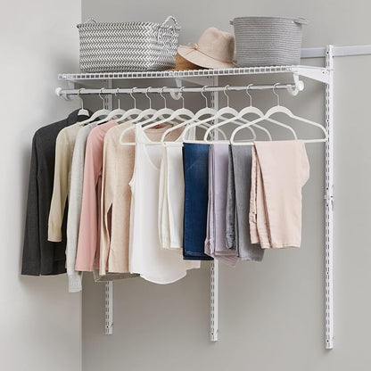 Rubbermaid Configurations Custom Closet Kit 2-4 Ft. Adjustable Metal Wire by Rubbermaid
