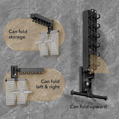 Clothes Drying Rack, Laundry Drying Rack Wall Mount, Wall Mounted Clothes Rack - Image 8