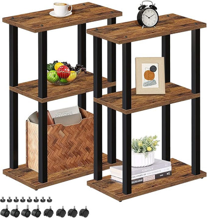 TUTOTAK Small Side Table, Narrow End Table, Bedside Table, Couch Side Table by ChoosetutotakFurnitureBuildYourCozyHome