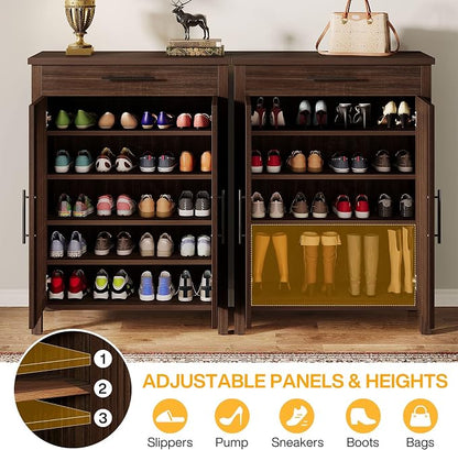 Tribesigns Shoe Cabinet, 5-Tier Shoe Storage Cabinet - Image 7