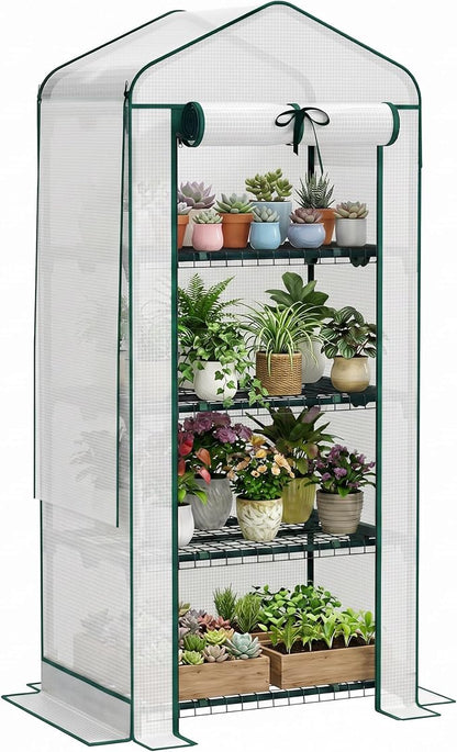 Mini Greenhouse, Plant Shelf Greenhouse by Unknown