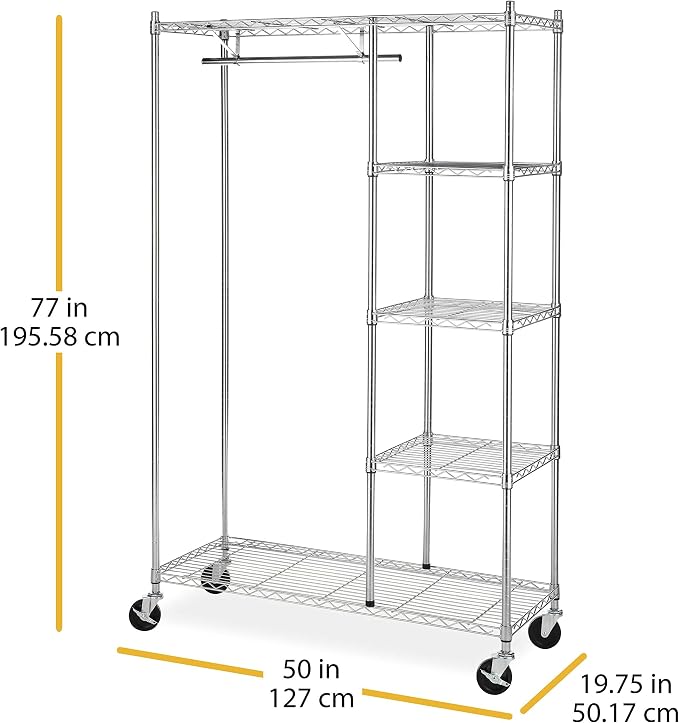 Whitmor Modern Industrial Wardrobe - Image 2