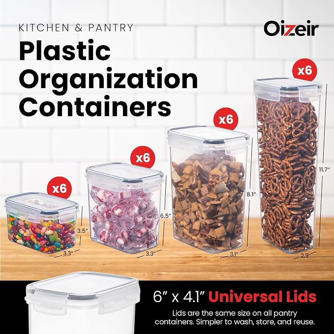 Oizeir Airtight Food Storage Containers Set - Image 2