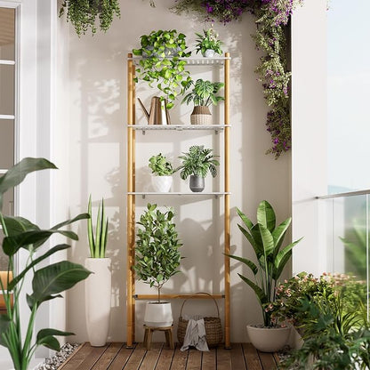 AmazerBath Bamboo Over The Toilet Storage Shelf, 3-Tier Bathroom Storage - Image 8