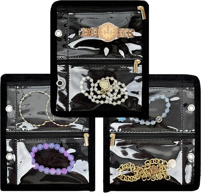 Travel Jewelry Organizer Case, Jewelry Bags by LingLingo