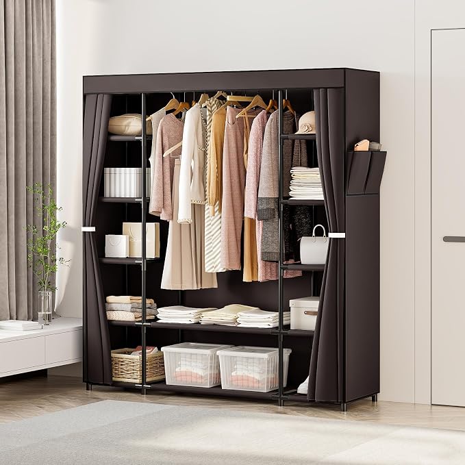 SORCEDAS Portable Closet Wardrobe Organizer Storage - Image 4